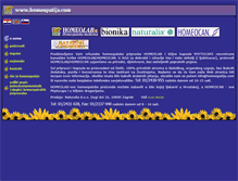 Tablet Screenshot of homeopatija.com